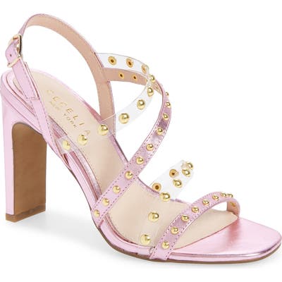 Cecelia New York Vanessa Studded Sandal, Pink