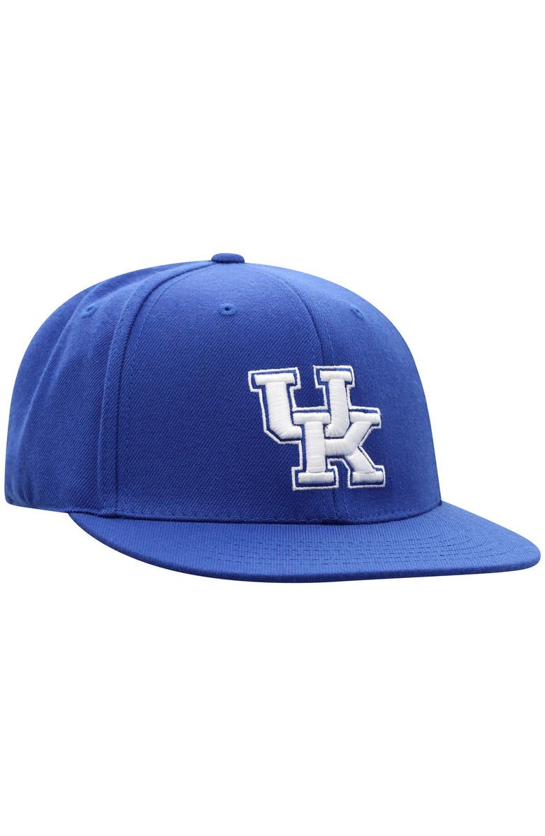 TOP OF THE WORLD Men's Top of the World Royal Kentucky Wildcats Team Color Fitted Hat, Alternate, color, Royal