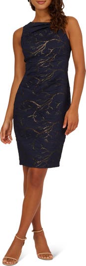 Jacquard Sheath Dress