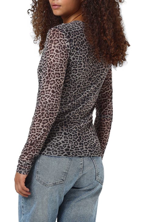 Underwear, Stylish Leopard Print Bralette Panty Set Skin Friendly For Daily  Date Party Brown Background Leopard Print L