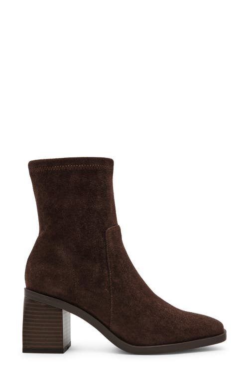 Anne Klein Astrid Boot In Chocolate Microsuede