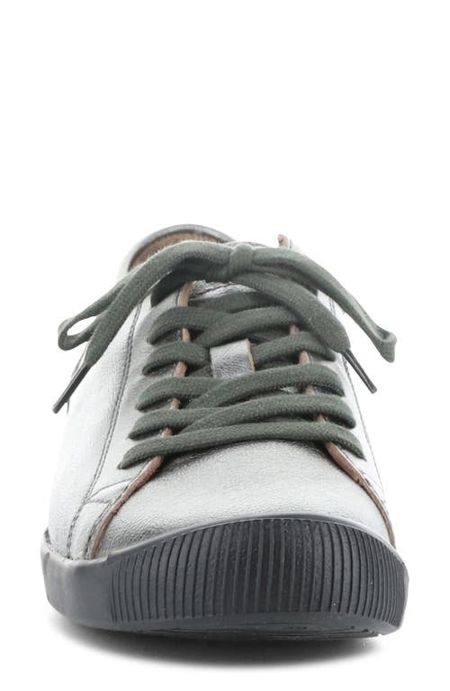 Softinos By Fly London Isla Sneaker In 644 Graphite Laminate