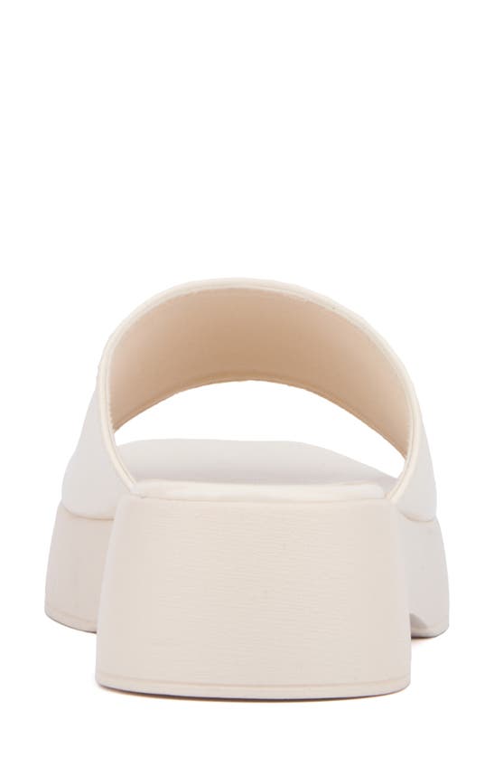 Olivia Miller Ambition Slide Sandal In Ivory