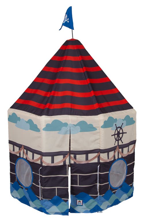 Pacific Play Tents Pirate Play Pavillion in Blue Red Black White