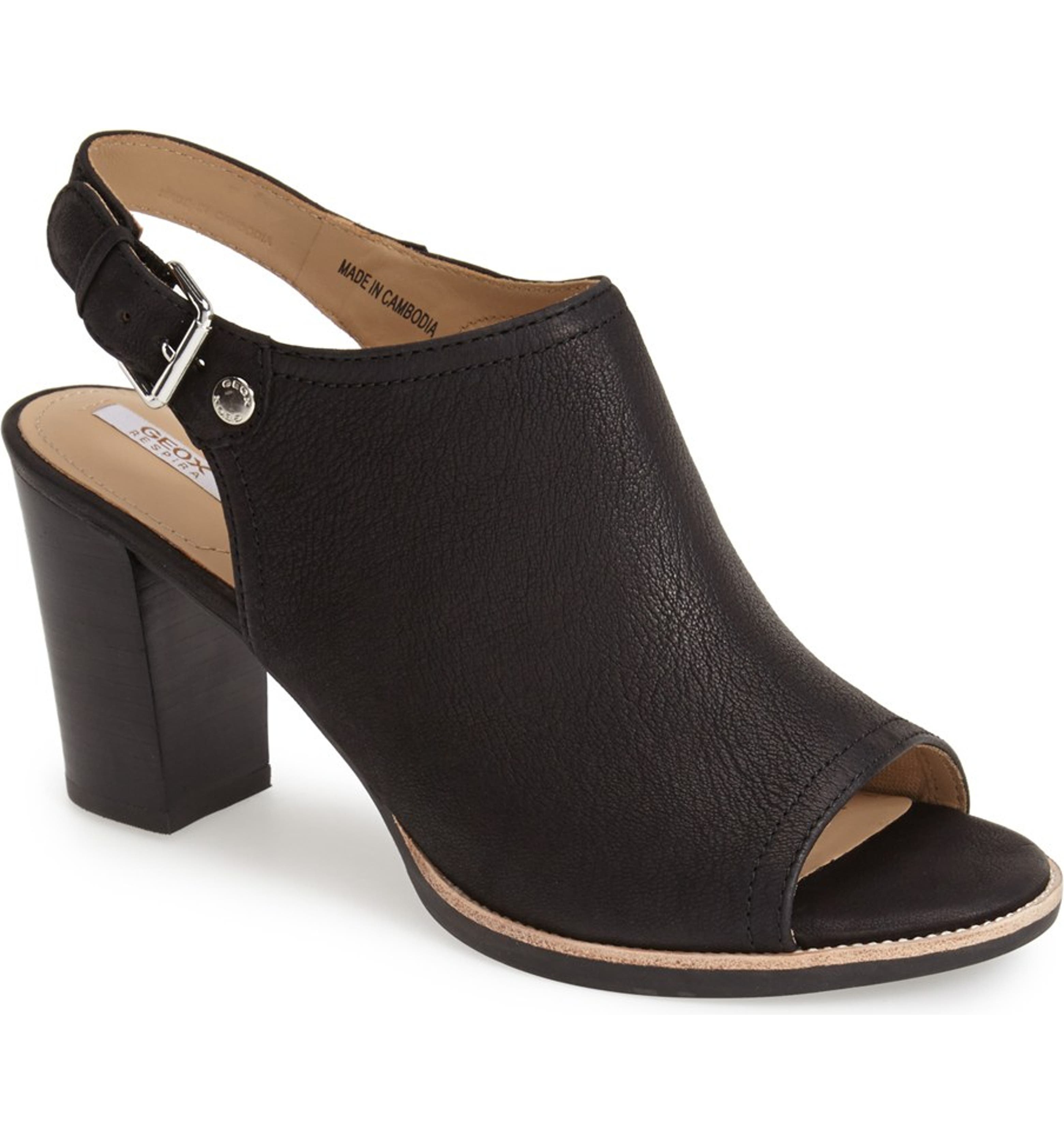 Geox 'Callie 2' Slingback Leather Sandal (Women) | Nordstrom