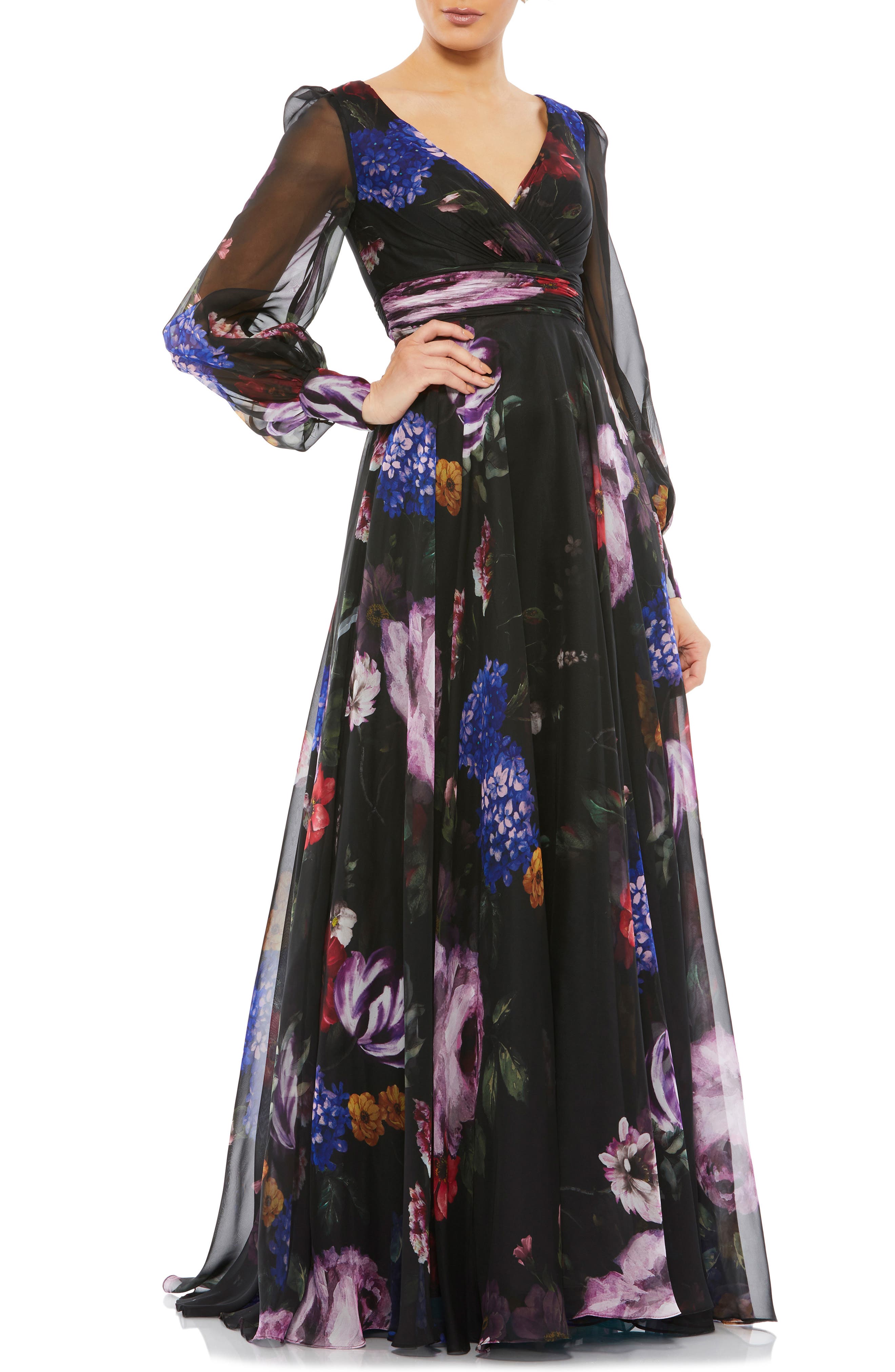black chiffon dress | Nordstrom
