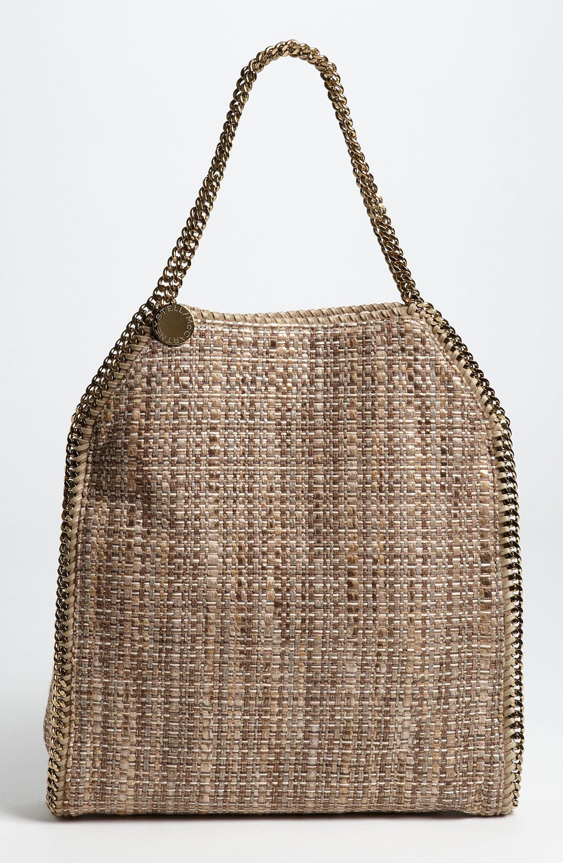 Stella McCartney 'Falabella Large' Metallic Bouclé Tote Nordstrom