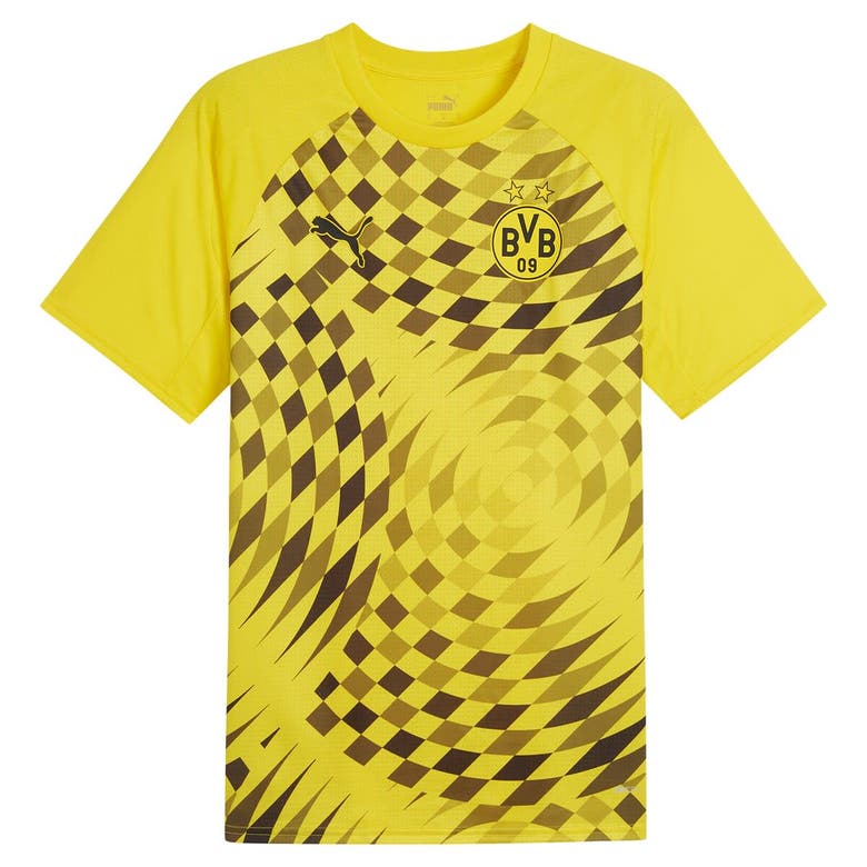 Shop Puma Yellow Borussia Dortmund 2023/24 Pre-match Jersey