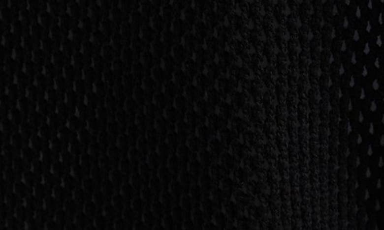 Shop Off-white Varsity Net Openwork Sweater In Black Haunte Red