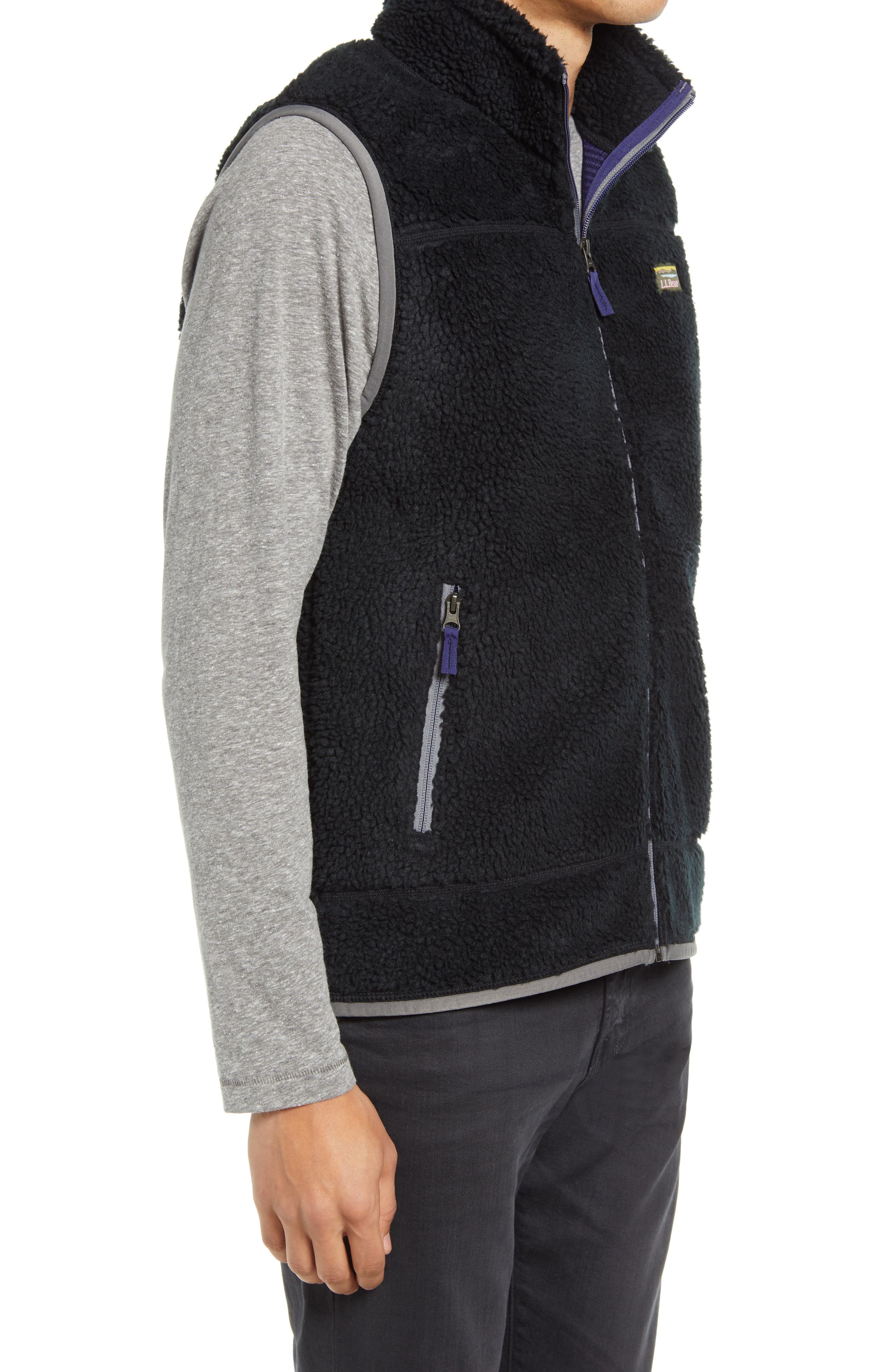 ll bean mountain pile fleece vest