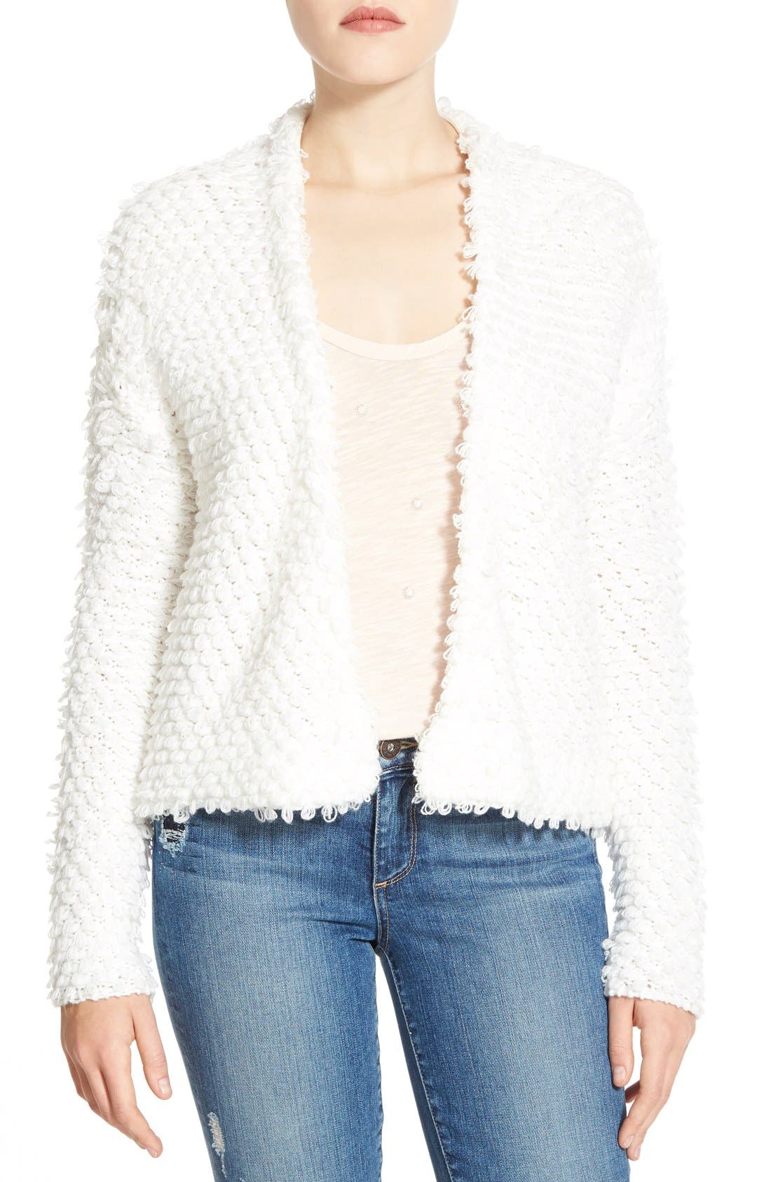 Halogen® Textured Cardigan (Regular & Petite) Nordstrom