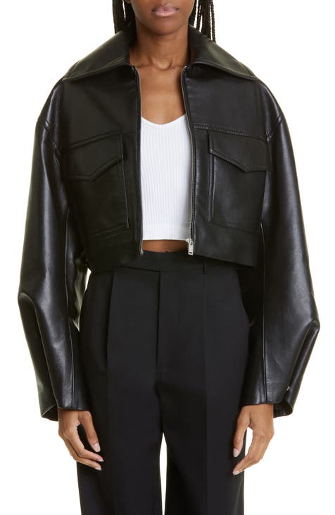 cropped leather jackets | Nordstrom