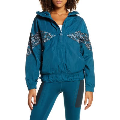 Adidas By Stella Mccartney Light Half Zip Jacket, Green