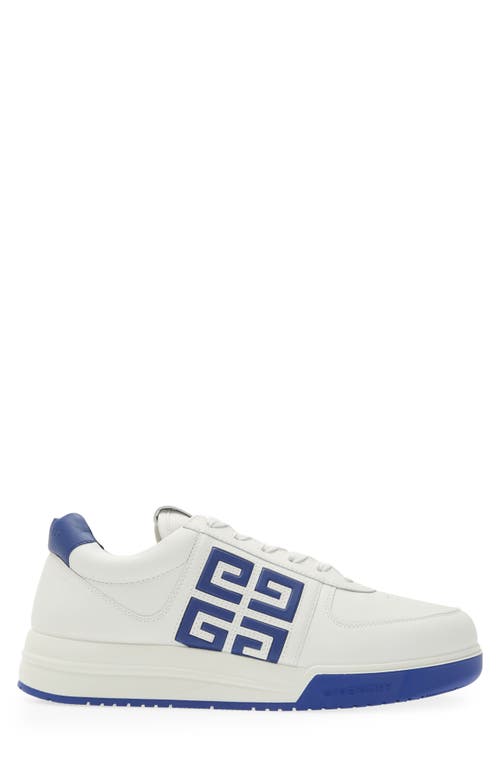 Shop Givenchy G4 Low Top Sneaker In White/blue