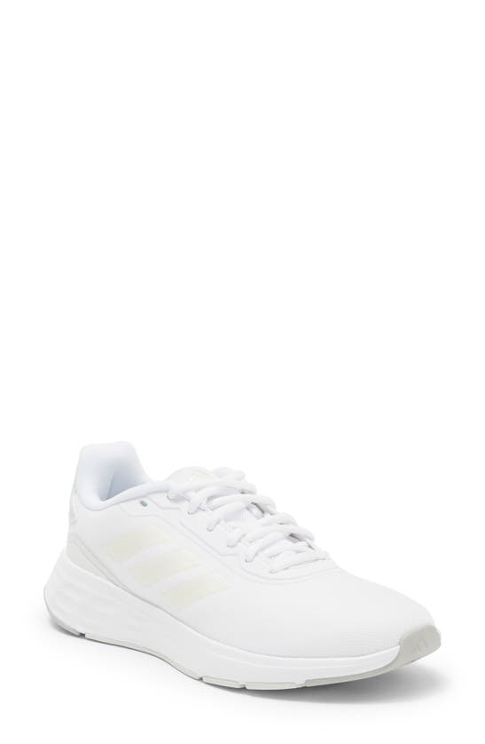 Adidas Originals Trace Sneaker In White/metallic/crystal White