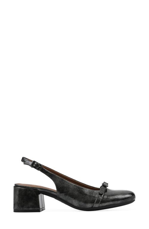 Cliffs By White Mountain Later Slingback Pump In Pewter Patent