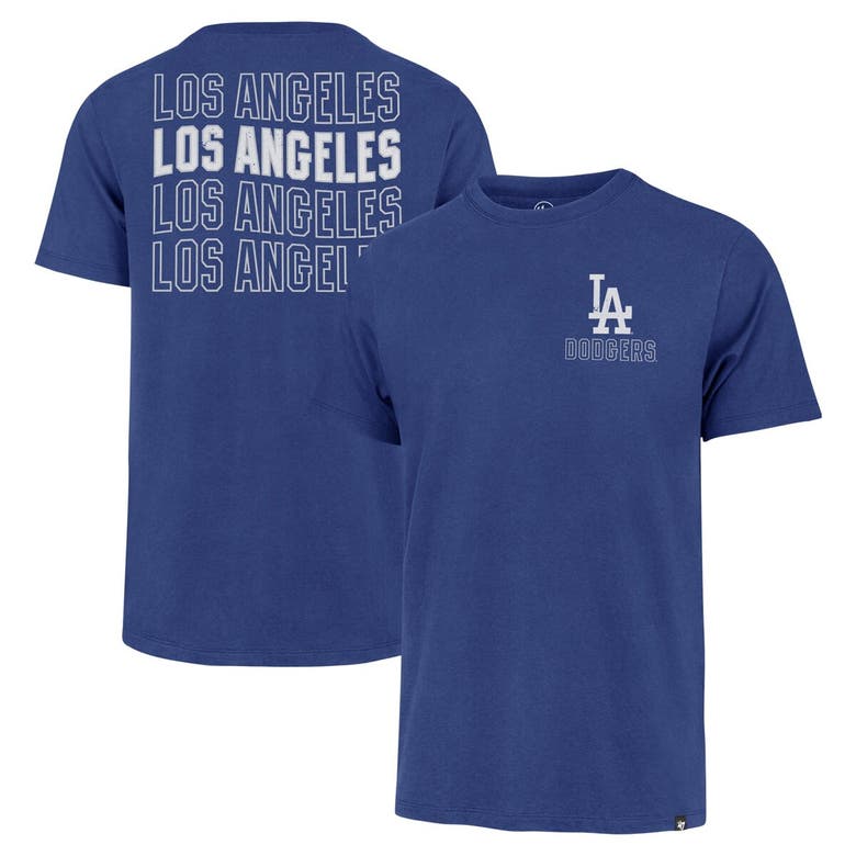 Shop 47 ' Royal Los Angeles Dodgers Hang Back Franklin T-shirt