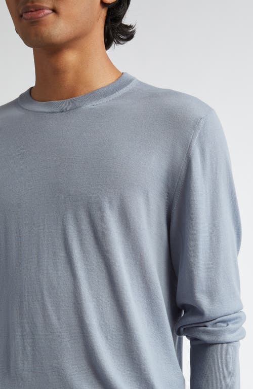 Eleventy Avalon Wool Crewneck Sweater In Sky Blue