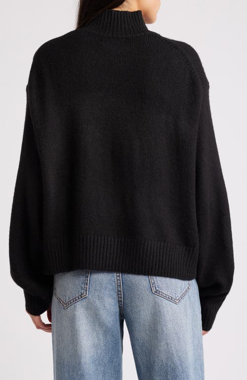 Shop Treasure & Bond Turtleneck Sweater In Black