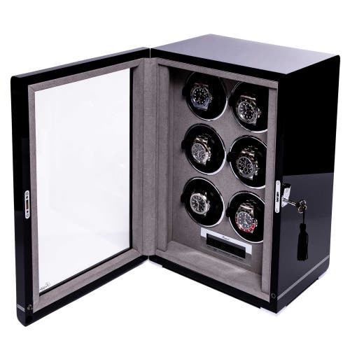 Rapport London Formula Six Watch Winder In Black