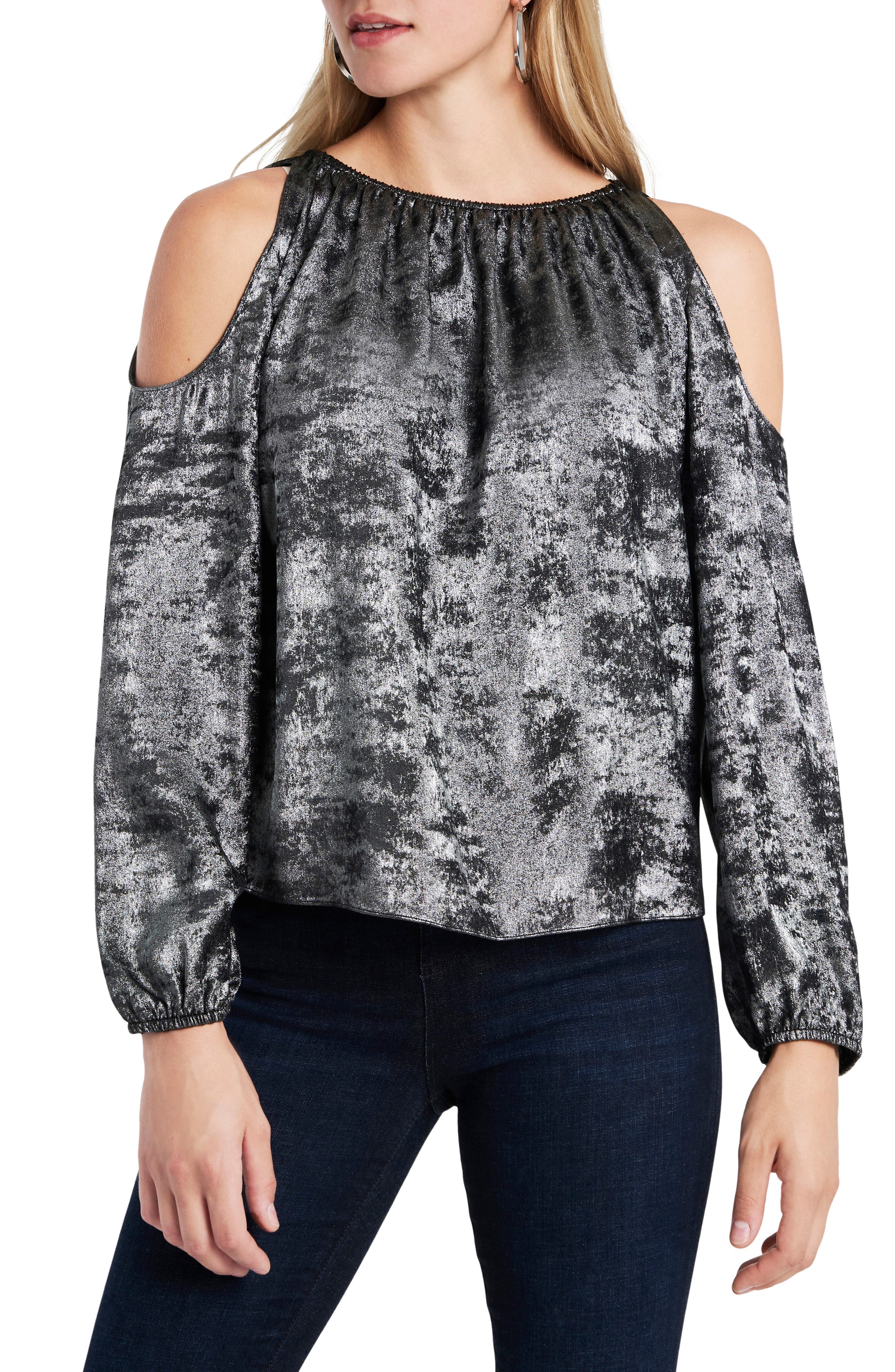 1 state cold shoulder top