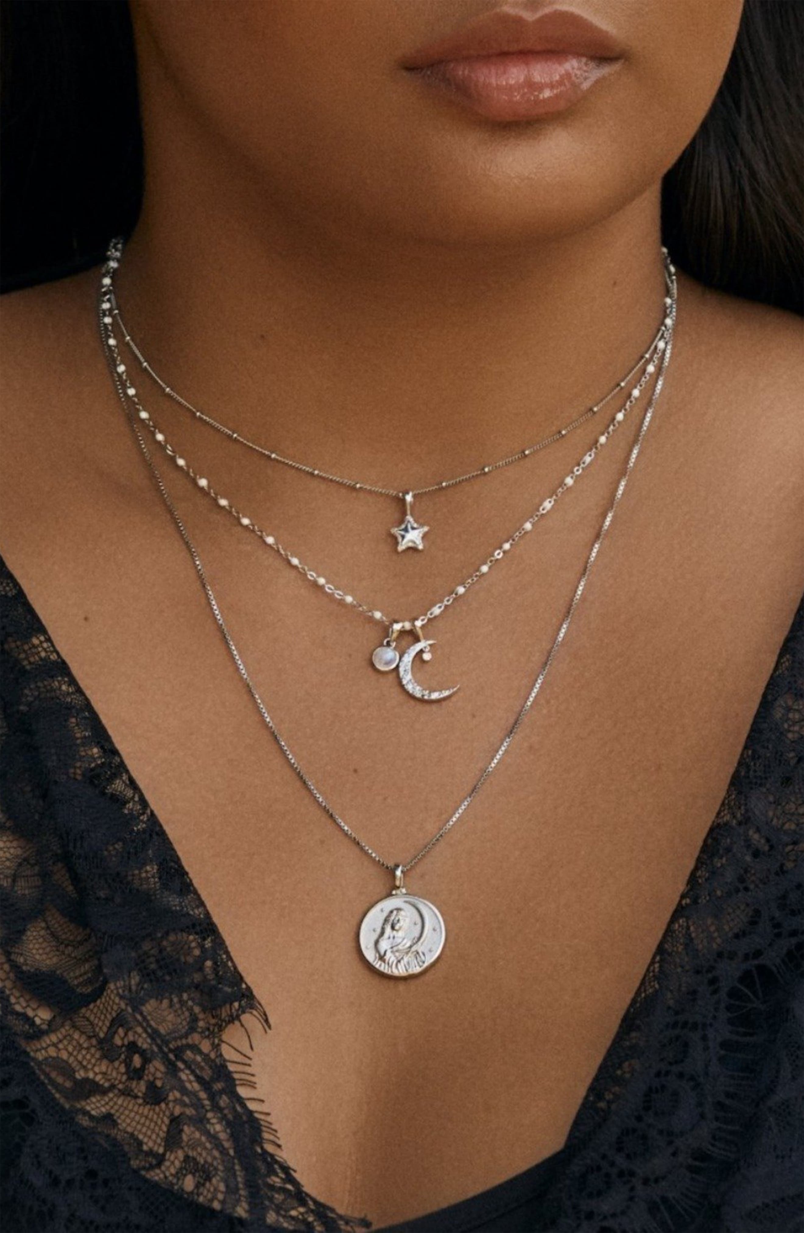 Awe Inspired Selene Coin Pendant 