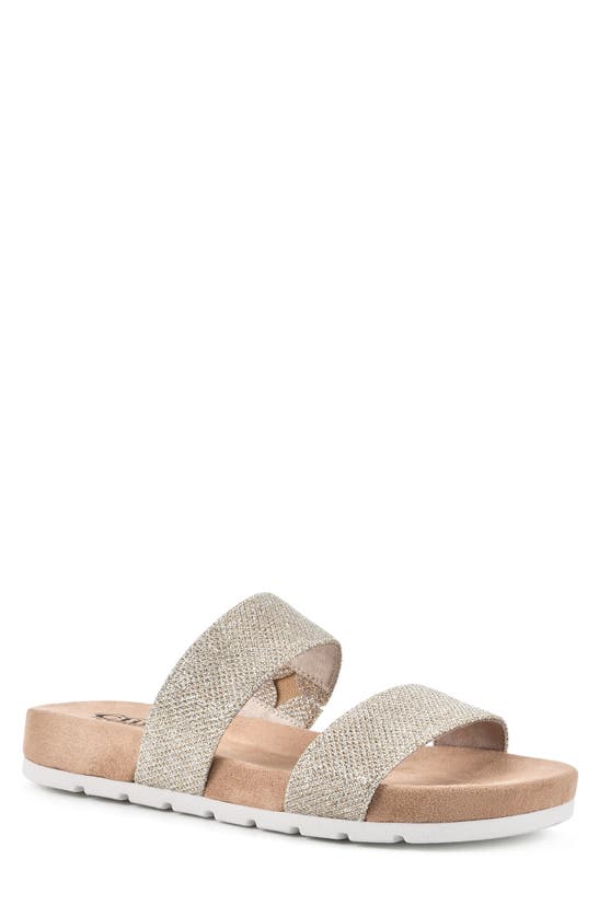 CLIFFS BY WHITE MOUNTAIN TAHLIE SLIDE SANDAL
