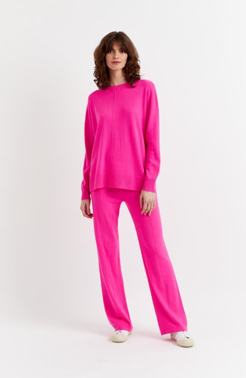 Chinti & Parker Wool-cashmere Slouchy Sweater In Pink