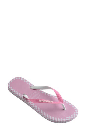 Havaianas Top Checkmate Flip Flop In Pink