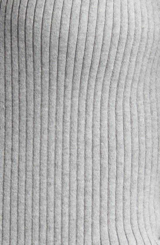 Shop Treasure & Bond Short Sleeve Rib Polo Sweater In Grey Heather