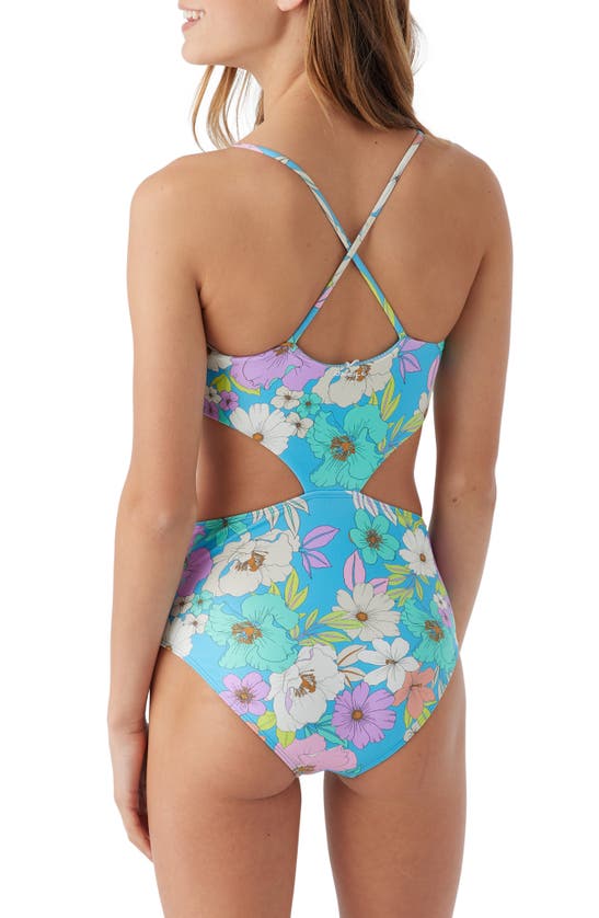 O'neill Knot Cutout One-piece Swimsuit In Barbie Pink