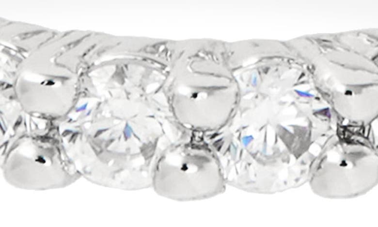 Shop Nordstrom Crystal Huggie Hoop Earrings In Clear- Silver