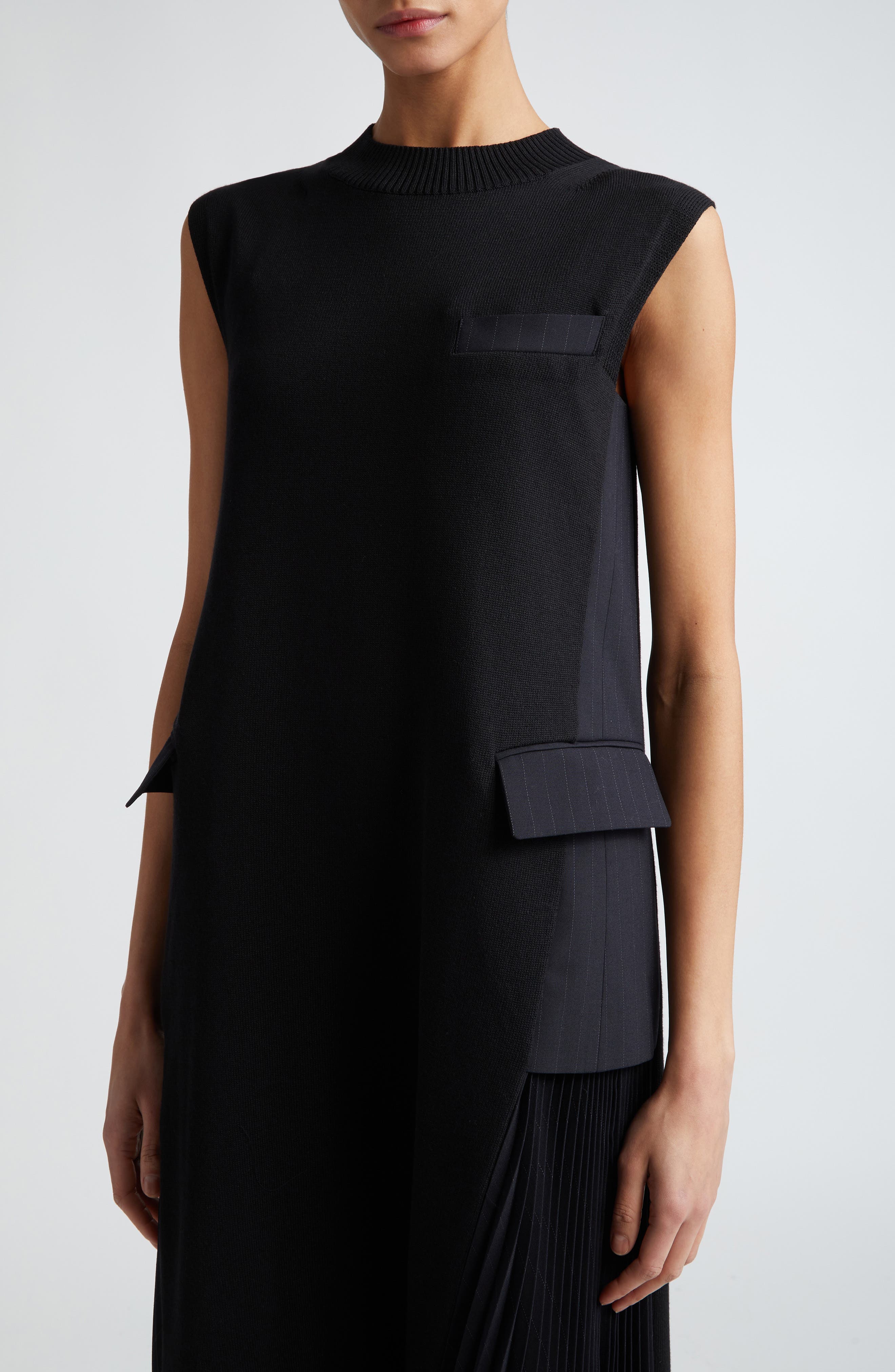 sacai sweater dress