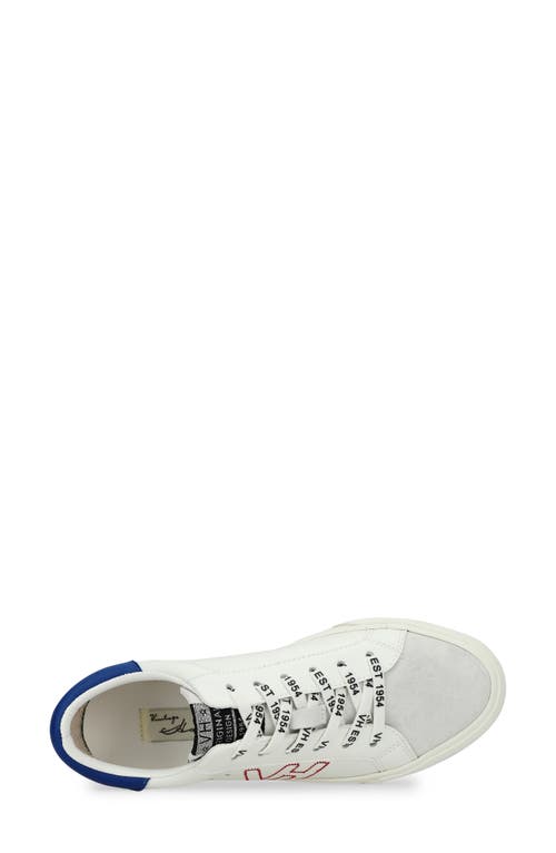 Vintage Havana Starter Sneaker In White/grey/cobalt