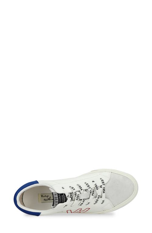 Shop Vintage Havana Starter Sneaker In White/grey/cobalt