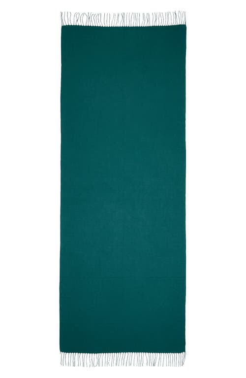 Shop Nordstrom Tissue Weight Wool & Cashmere Scarf In Green Storm