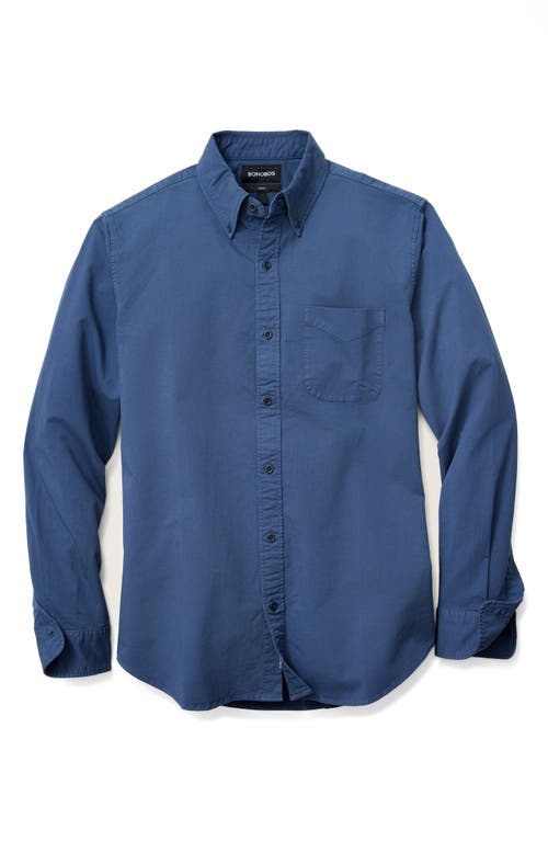 Shop Bonobos Everyday Slim Fit Stretch Cotton Button-down Shirt In Sargasso Sea 19-4031 Tcx