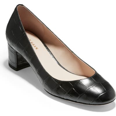 Cole Haan Lesli Block Heel Pump, Black