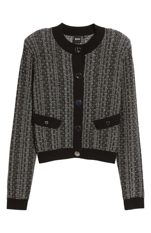 Shop Hugo Boss Boss Feninza Cardigan In Black