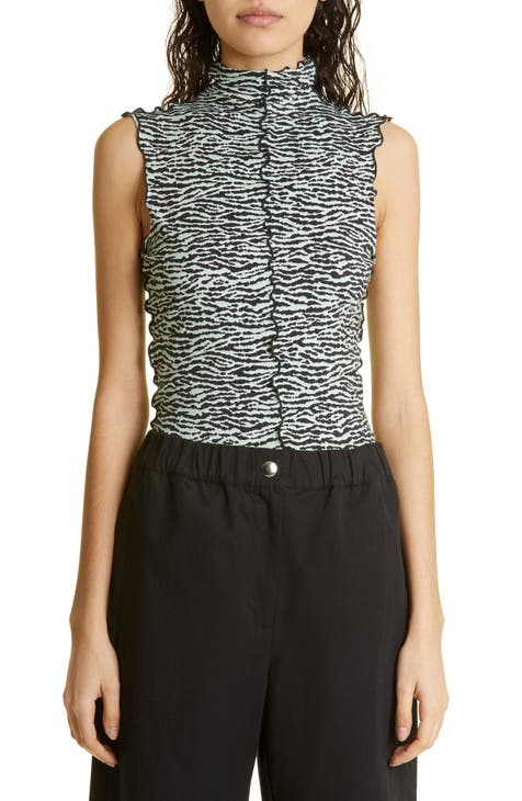 Women Sleeveless Mock Neck Nordstrom 9612