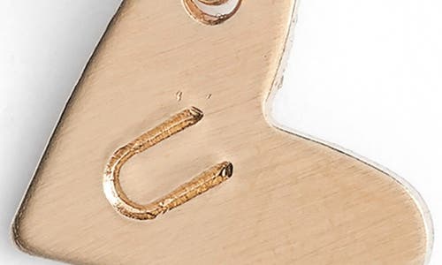 Nashelle 14k-gold Fill Initial Mini Heart Pendant Necklace In Gold/u