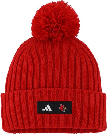 Lids Louisville Cardinals adidas Modern Cuffed Knit Hat with Pom - Charcoal
