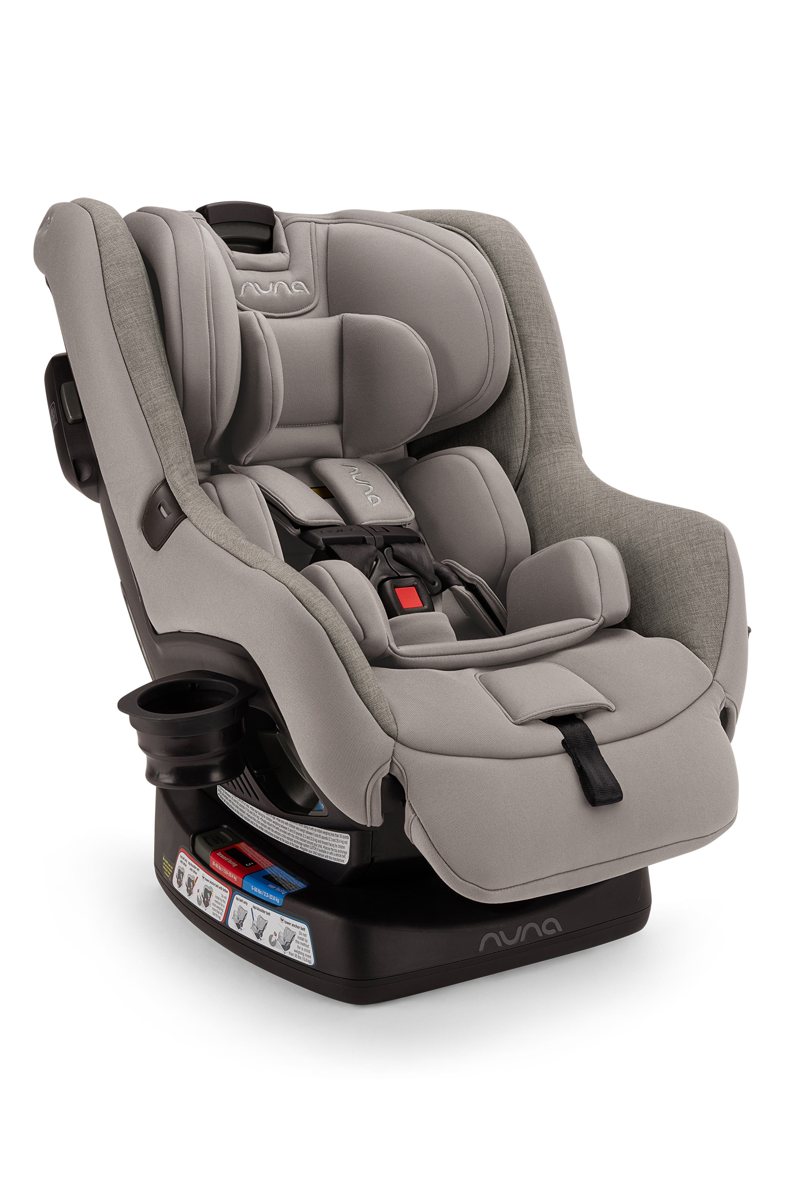 Nuna RAVA™ Flame Retardant Free Convertible Car Seat in Frost 