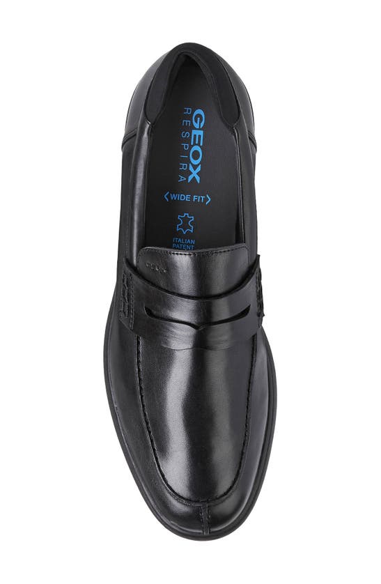 Geox Spherica Penny Loafer In Black | ModeSens
