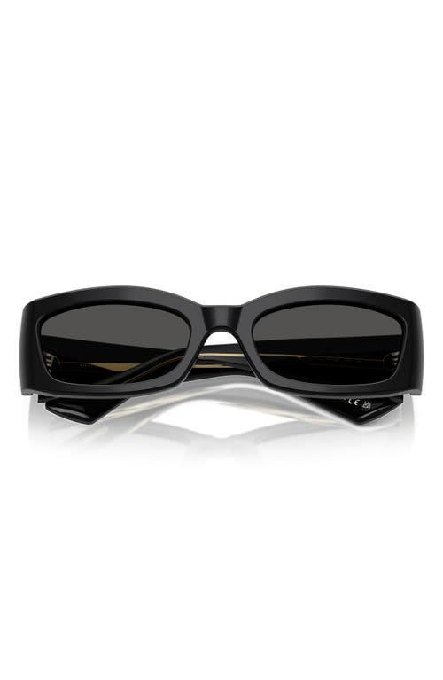 Oliver Peoples X Khaite 54mm Pillow Sunglasses In Black