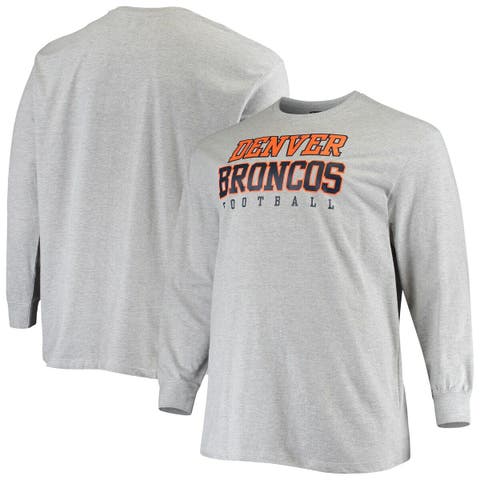 Men's Fanatics Branded Heathered Gray New York Jets Big & Tall Practice Long Sleeve T-Shirt