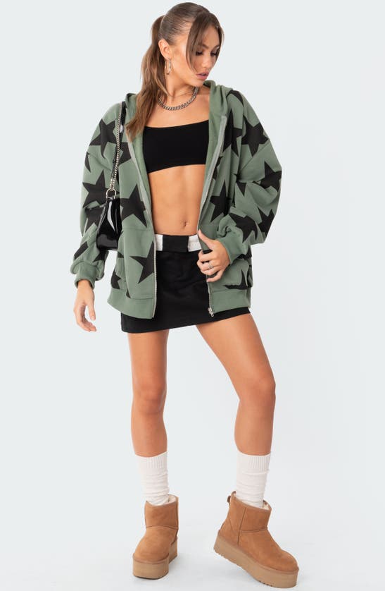 EDIKTED EDIKTED STAR AT ME OVERSIZE HOODIE