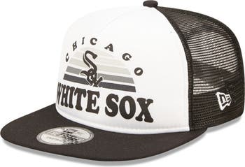 Men's Chicago White Sox New Era White/Black Gradient Golfer 9FIFTY