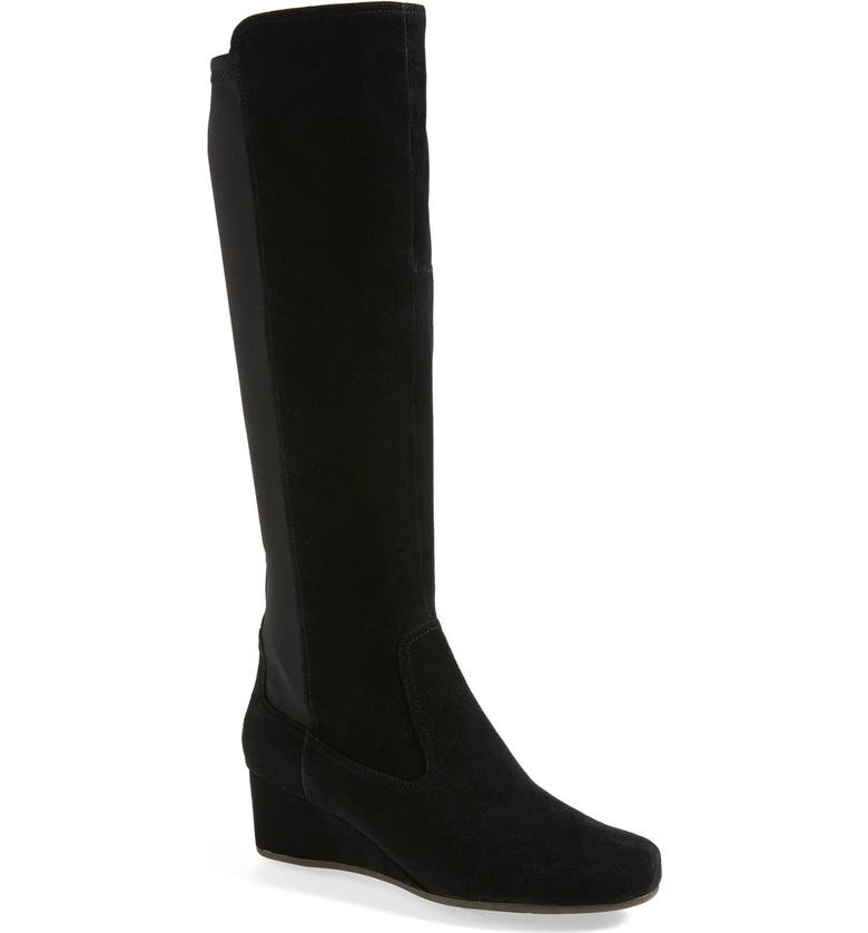 Rockport 'Total Motion' Suede Boot (Wide Calf) (Women) | Nordstrom
