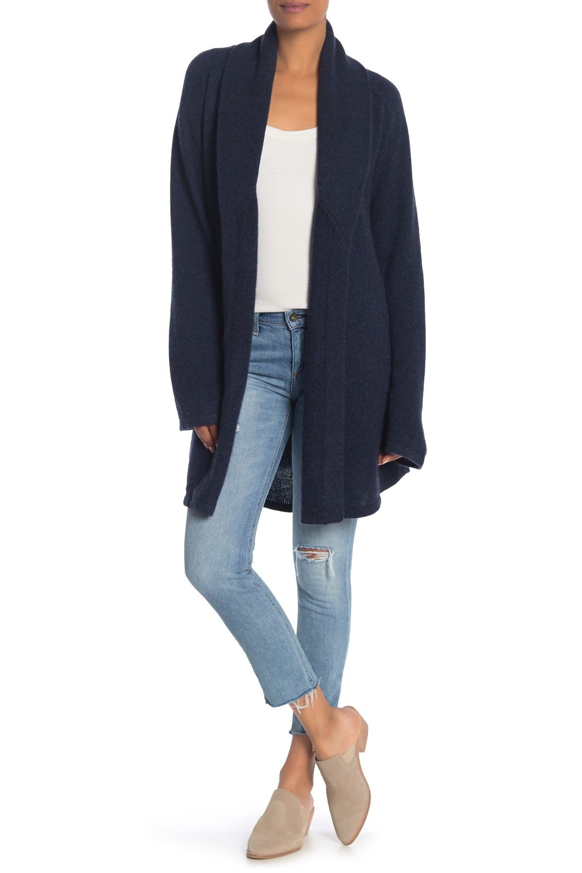 plus size cashmere cardigan